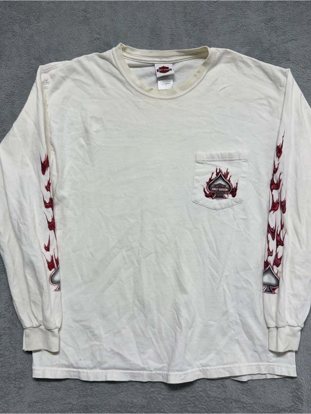 Vintage Harley Davidson Shirt Long Sleeve Hits Y2K 2006 Beartooth MT Men’s Large